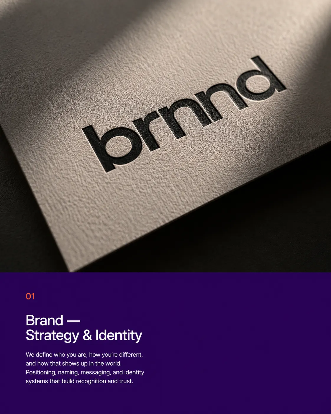 Brand Strategy & Identity
